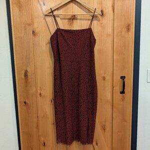 Express Floral Lace Dress